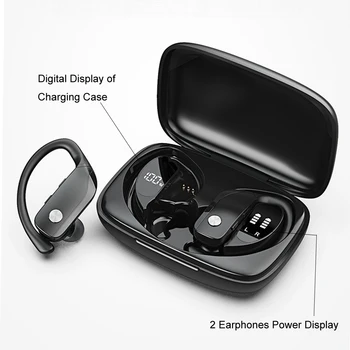Brezžične Slušalke so Res Brezžične Stereo Slušalke Bas Čepkov Hands-free (prostoročni Mikrofon Mobilni Telefon, Slušalke za Šport Wokout