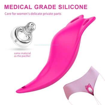 Nosljivi Dildo, Vibrator Brezžični Daljinski Nevidno Hlačne Vibrator za G-spot Stimulacijo Klitorisa z vibriranjem Jajca Sex Igrače za Ženske