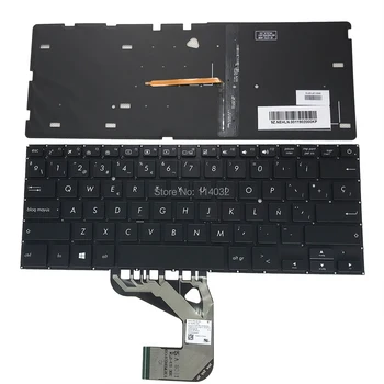Novo Zamenjava tipkovnice za ASUS UX406 UX406UA X406 SP španski LA 0KNB0 2628SP00 212FSP00 black laptop osvetljene tipkovnice, prodaja