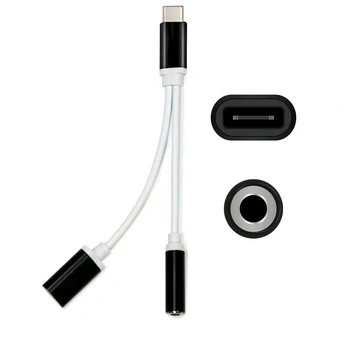 Najnovejši Tip C Do 3,5 Mm Polnilnik 2 V 1 Slušalke, AUX Avdio Priključek USB C Kabel Adapter za Visoke hitrosti Pretvornik Kabel, Slušalke Pretvornik