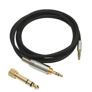 6,35 mm Pleteni Zamenjava Kabel Podaljšek za Pioneer-SE-MS9BN SE-MS7BT SE-MHR5 SE-MX9 SE MS9BN MS7BT MHR5 MX9 Slušalke