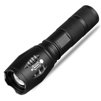Lovska LED svetilka XM-L2 U38000 lumnov zoomT6 lintna je primerna za 18650 ali AAA baterije taktično svetilko jahanje, ribolov