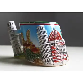 Ustvarjalne Rim, Italija Poševni Stolp v Pisi Keramike Skodelice kave vrč Mleko Čaj urad Skodelice Drinkware Najboljše Darilo za rojstni dan