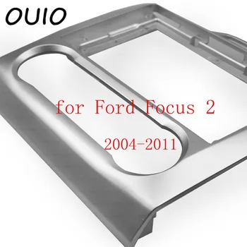 OUIO 9 inch avto armaturne plošče Double Din DVD okvir dekoracijo vgradnjo v armaturno ploščo plošča primerna za Ford Focus 2 2004-2011 okvir