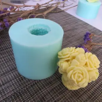 PRZY HC0093 3D modele je Cvetna košarica cvetja silikonski milo plesni cvet sveča aromo plesni milo izdelavo kalupov smolo gline plesni