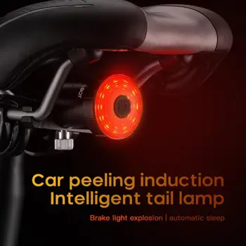 Izposoja zadnje luči Inteligentni Senzor Zavorne Luči Usb Cestno Kolo MTB Zadaj zadnje luči Nepremočljiva Luz de bicicleta Kolesarska Svetilka