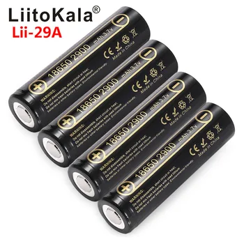 LiitoKala Lii-29A 18650 2900mah prvotne Novo za INR 18650 baterijo 3,7 V 3000mAh li-ion Baterije za ponovno Polnjenje