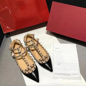 Zakovice ravno sandali kravjega usnja ženske luksuzne blagovne znamke čevlji ženski modni geuine usnje 2021 blagovno znamko usnjeni čevlji lady