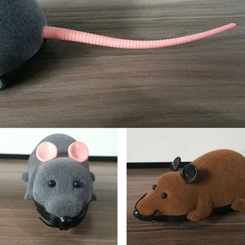 10pcs Hišnih mačk lutka igrača brezžični daljinski nadzor elektronskih miško miško miško igrača darilo