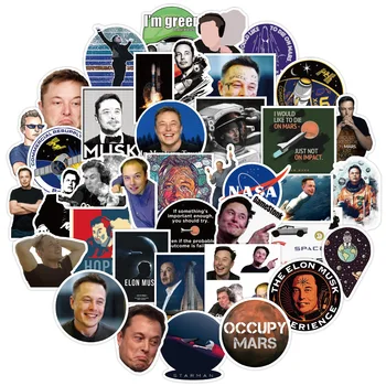 10/50/100 kozarcev Smešno Elon Musk Meme Nalepke Album Grafiti Prenosni Kovček Skateboard Prenosni Telefon Risanka Nalepke Nalepke