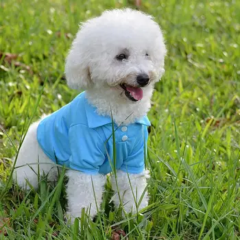 Pet Majica River Design Znoj-absorbent Barva Psa Dve nogi T-shirt za Poletna oblačila za pse, za majhne pse Hišnih Dodatki