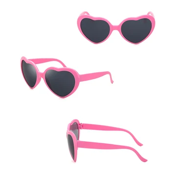1pcs v obliki Srca Luči Postane Ljubezen Posebne Učinke Očala Ljubezni Očala Ponoči Očala sončna Očala Mode Ženske, Dekleta Darila