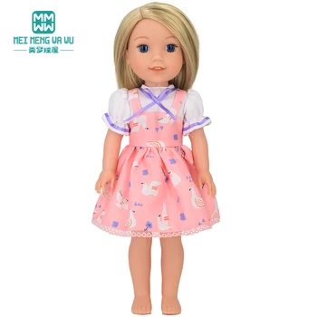 14 cm, 35 CM Igrače Lutka obleko Plazil, rojenega otroka Ameriški Lutka Moda princesa obleko Dekle darilo