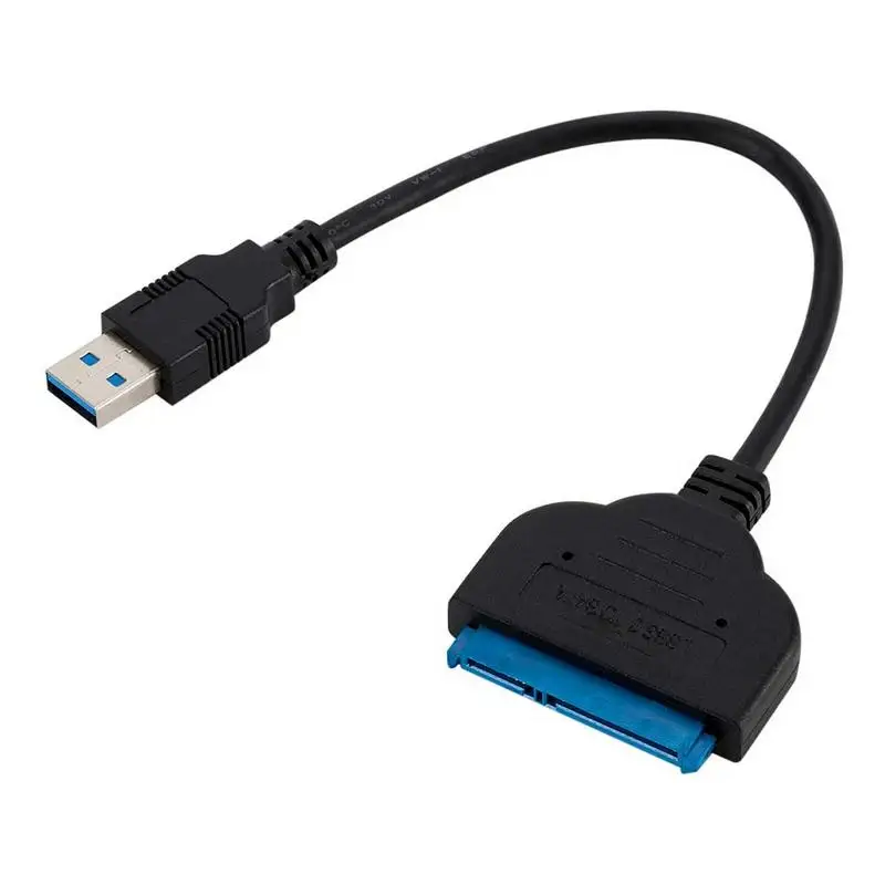 Wooshop USB 3.0 zu SATA Adapter Kabel USB 3.0 auf SATA III Adapter für SATA III Festplatte USB 3.0 Kabel zu SATA Super Speed 5gb/s USB SATA Konverter für 2.5 zoll Festplatte HDD SSD 